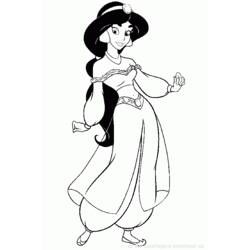 Dibujo para colorear: Aladino (Películas de Animación) #127835 - Dibujos para Colorear e Imprimir Gratis
