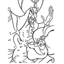 Dibujo para colorear: Aladino (Películas de Animación) #127877 - Dibujos para Colorear e Imprimir Gratis