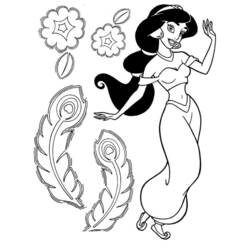 Dibujo para colorear: Aladino (Películas de Animación) #127880 - Dibujos para Colorear e Imprimir Gratis