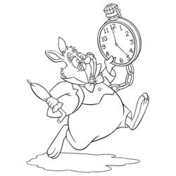 Dibujo para colorear: Alicia en el País de las Maravillas (Películas de Animación) #127953 - Dibujos para Colorear e Imprimir Gratis