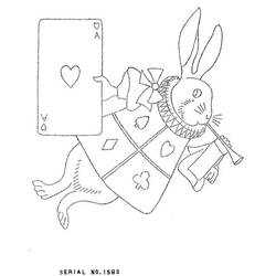 Dibujo para colorear: Alicia en el País de las Maravillas (Películas de Animación) #128012 - Dibujos para Colorear e Imprimir Gratis