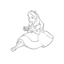 Dibujo Alicia en el País de las Maravillas (Películas de Animación) #202793 para imprimir y colorear