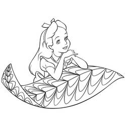 Dibujo Alicia en el País de las Maravillas (Películas de Animación) #202797 para imprimir y colorear