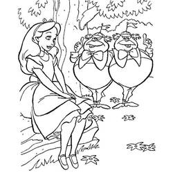 Dibujo Alicia en el País de las Maravillas (Películas de Animación) #202802 para imprimir y colorear