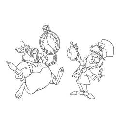 Dibujo Alicia en el País de las Maravillas (Películas de Animación) #202820 para imprimir y colorear