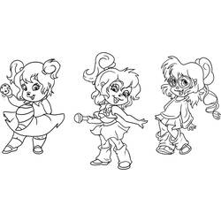 Dibujo para colorear: Alvin and the Chipmunks (Películas de animación) #128252 - Dibujos para Colorear e Imprimir Gratis
