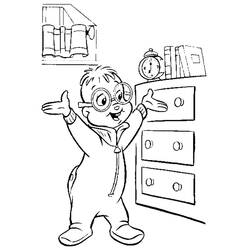 Dibujo para colorear: Alvin and the Chipmunks (Películas de animación) #128258 - Dibujos para Colorear e Imprimir Gratis