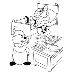 Dibujo para colorear: Alvin and the Chipmunks (Películas de animación) #128265 - Dibujos para Colorear e Imprimir Gratis