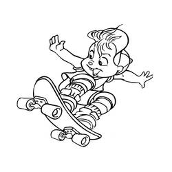 Dibujo para colorear: Alvin and the Chipmunks (Películas de animación) #128324 - Dibujos para Colorear e Imprimir Gratis