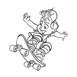 Dibujo para colorear: Alvin and the Chipmunks (Películas de animación) #128351 - Dibujos para Colorear e Imprimir Gratis