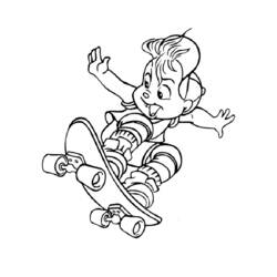 Dibujo para colorear: Alvin and the Chipmunks (Películas de animación) #128397 - Dibujos para Colorear e Imprimir Gratis