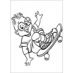 Dibujo para colorear: Alvin and the Chipmunks (Películas de animación) #128466 - Dibujos para Colorear e Imprimir Gratis