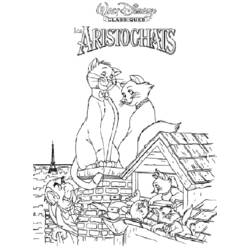 Dibujo para colorear: Aristocats (Películas de animación) #26859 - Dibujos para Colorear e Imprimir Gratis