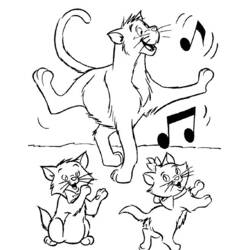 Dibujo para colorear: Aristocats (Películas de animación) #26887 - Dibujos para Colorear e Imprimir Gratis