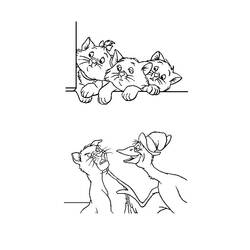 Dibujo para colorear: Aristocats (Películas de animación) #26891 - Dibujos para Colorear e Imprimir Gratis