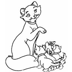 Dibujo para colorear: Aristocats (Películas de animación) #26934 - Dibujos para Colorear e Imprimir Gratis