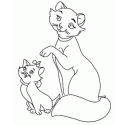 Dibujo para colorear: Aristocats (Películas de animación) #26972 - Dibujos para Colorear e Imprimir Gratis