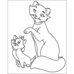Dibujo para colorear: Aristocats (Películas de animación) #27020 - Dibujos para Colorear e Imprimir Gratis