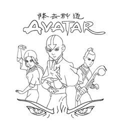 Dibujo Avatar: El Último Maestro Aire (Películas de Animación) #208180 para imprimir y colorear