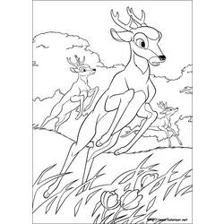 Dibujo para colorear: Bambi (Películas de animación) #128538 - Dibujos para Colorear e Imprimir Gratis