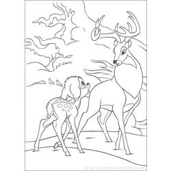Dibujo para colorear: Bambi (Películas de animación) #128567 - Dibujos para Colorear e Imprimir Gratis
