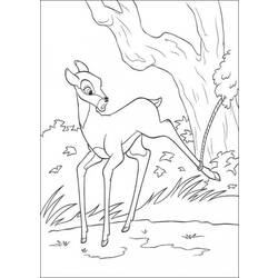 Dibujo para colorear: Bambi (Películas de animación) #128636 - Dibujos para Colorear e Imprimir Gratis