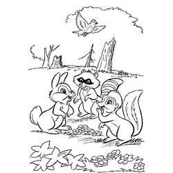 Dibujo para colorear: Bambi (Películas de animación) #128637 - Dibujos para Colorear e Imprimir Gratis