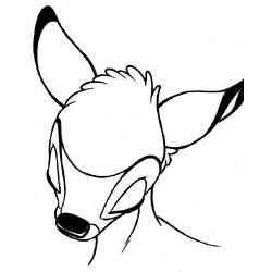 Dibujo para colorear: Bambi (Películas de animación) #128639 - Dibujos para Colorear e Imprimir Gratis