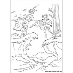 Dibujo para colorear: Bambi (Películas de animación) #128661 - Dibujos para Colorear e Imprimir Gratis