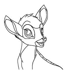 Dibujo para colorear: Bambi (Películas de animación) #128662 - Dibujos para Colorear e Imprimir Gratis