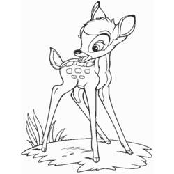 Dibujo para colorear: Bambi (Películas de animación) #128667 - Dibujos para Colorear e Imprimir Gratis