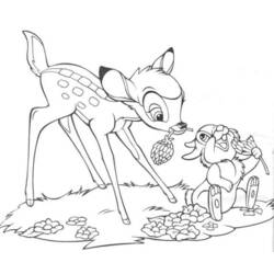 Dibujo para colorear: Bambi (Películas de animación) #128668 - Dibujos para Colorear e Imprimir Gratis