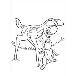 Dibujo para colorear: Bambi (Películas de animación) #128693 - Dibujos para Colorear e Imprimir Gratis