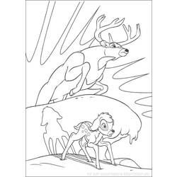 Dibujo para colorear: Bambi (Películas de animación) #128702 - Dibujos para Colorear e Imprimir Gratis