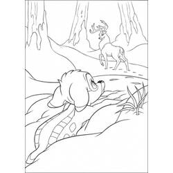 Dibujo para colorear: Bambi (Películas de animación) #128709 - Dibujos para Colorear e Imprimir Gratis