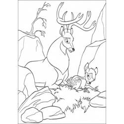 Dibujo para colorear: Bambi (Películas de animación) #128716 - Dibujos para Colorear e Imprimir Gratis