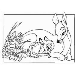 Dibujo para colorear: Bambi (Películas de animación) #128723 - Dibujos para Colorear e Imprimir Gratis