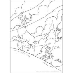 Dibujo para colorear: Bambi (Películas de animación) #128726 - Dibujos para Colorear e Imprimir Gratis