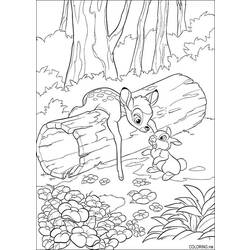 Dibujo para colorear: Bambi (Películas de animación) #128737 - Dibujos para Colorear e Imprimir Gratis