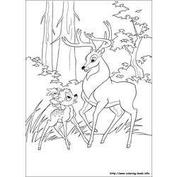 Dibujo para colorear: Bambi (Películas de animación) #128747 - Dibujos para Colorear e Imprimir Gratis