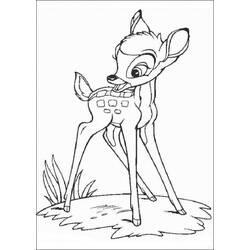 Dibujo para colorear: Bambi (Películas de animación) #128755 - Dibujos para Colorear e Imprimir Gratis