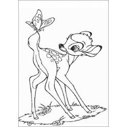 Dibujo para colorear: Bambi (Películas de animación) #128778 - Dibujos para Colorear e Imprimir Gratis