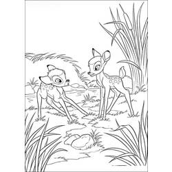 Dibujo para colorear: Bambi (Películas de animación) #128781 - Dibujos para Colorear e Imprimir Gratis