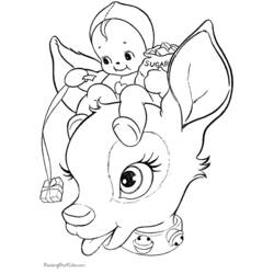 Dibujo para colorear: Bambi (Películas de animación) #128791 - Dibujos para Colorear e Imprimir Gratis