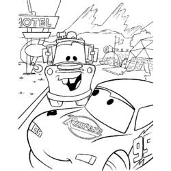 Dibujo para colorear: Cars (Películas de animación) #132552 - Dibujos para Colorear e Imprimir Gratis