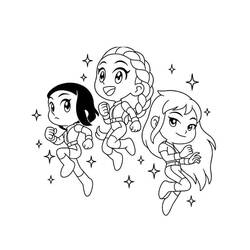 Dibujo Cazadores de Demonios de KPop (Películas de Animación) #221155 para imprimir y colorear