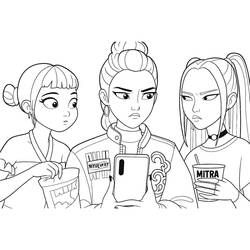 Dibujo Cazadores de Demonios de KPop (Películas de Animación) #221158 para imprimir y colorear