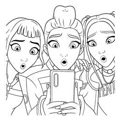 Dibujo Cazadores de Demonios de KPop (Películas de Animación) #221173 para imprimir y colorear