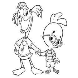 Dibujo para colorear: Chicken Little (Películas de animación) #72942 - Dibujos para Colorear e Imprimir Gratis