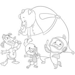 Dibujo para colorear: Chicken Little (Películas de animación) #72997 - Dibujos para Colorear e Imprimir Gratis